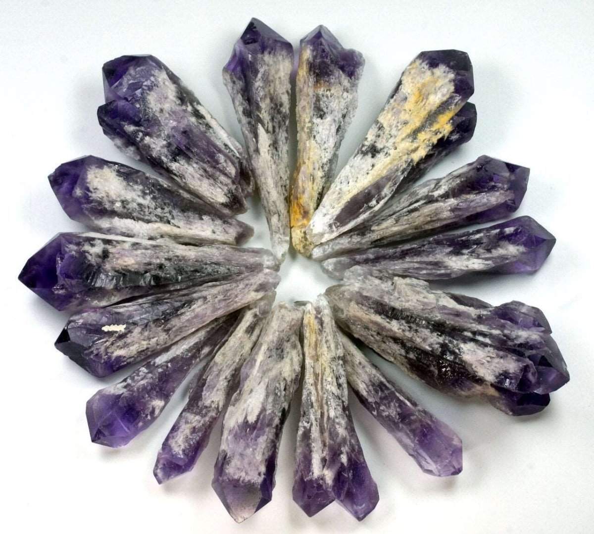 Raw Amethyst Cathedral Points / 2.75-4" AVG - 1 KILO LOT