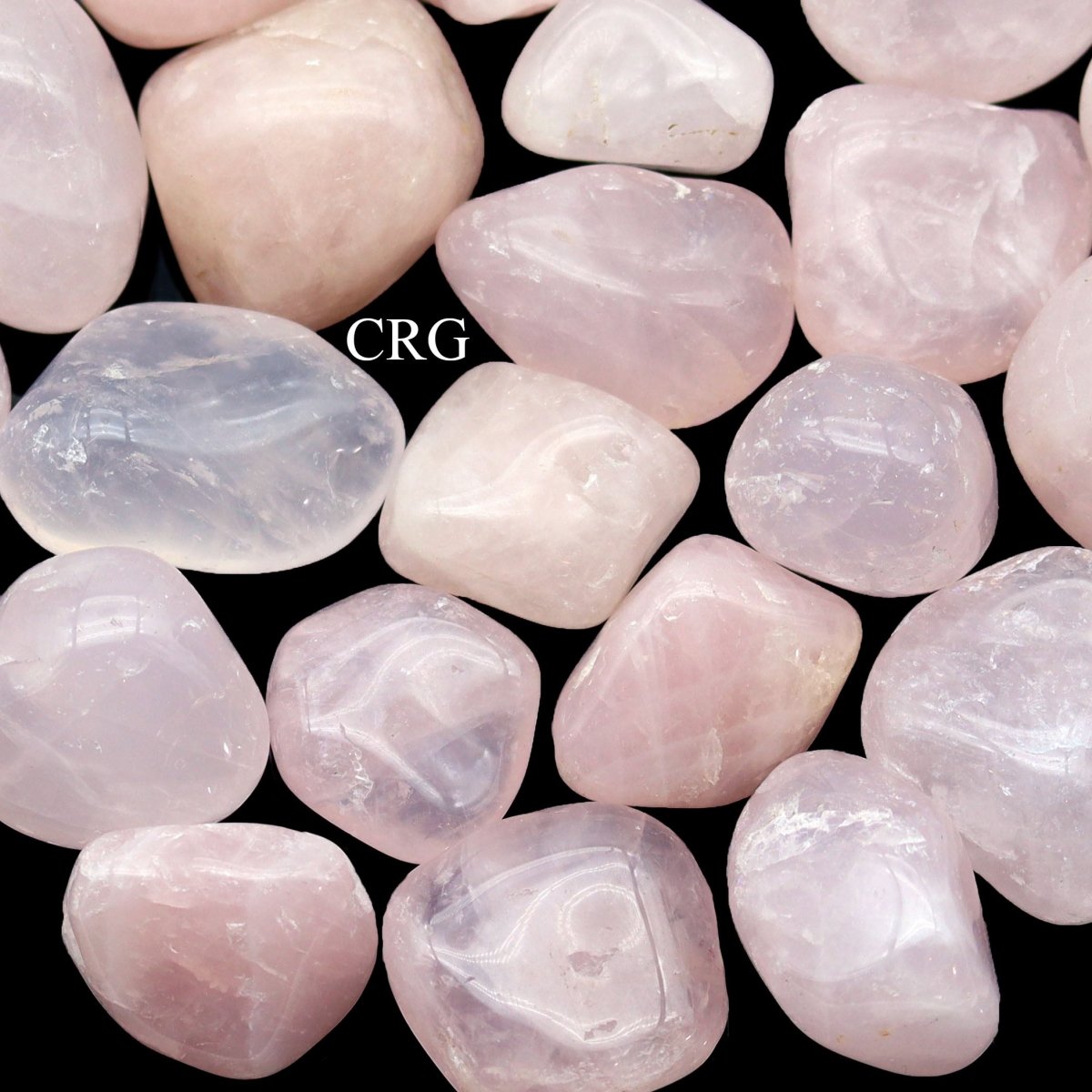 Rose Quartz Tumbled Gemstones from Brazil - 20-60 mm - 1 LB. LOT