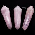 Rose Quartz Wands Fully Polished Extra Quality (1 Pound) Size 3 to 4 Inches Bulk Wholesale Lot Crystals