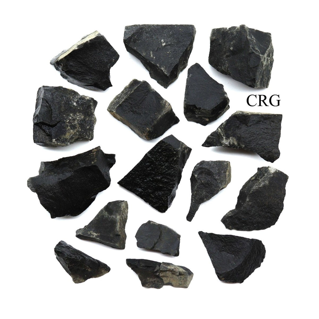 Rough Black Basalt / 1.5-2.5" AVG - 1 KILO LOT