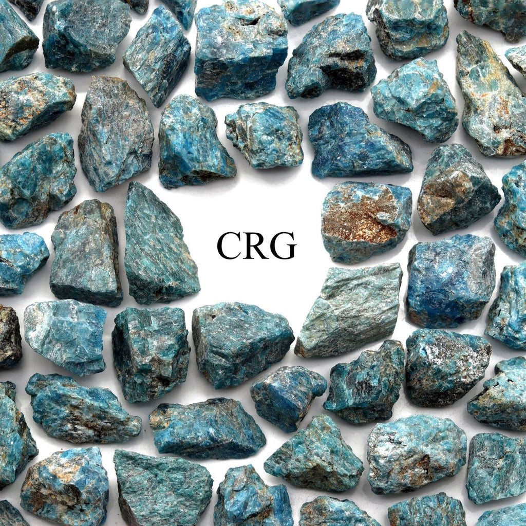 Rough Blue Apatite / 1-2" AVG - 1 KILO LOT