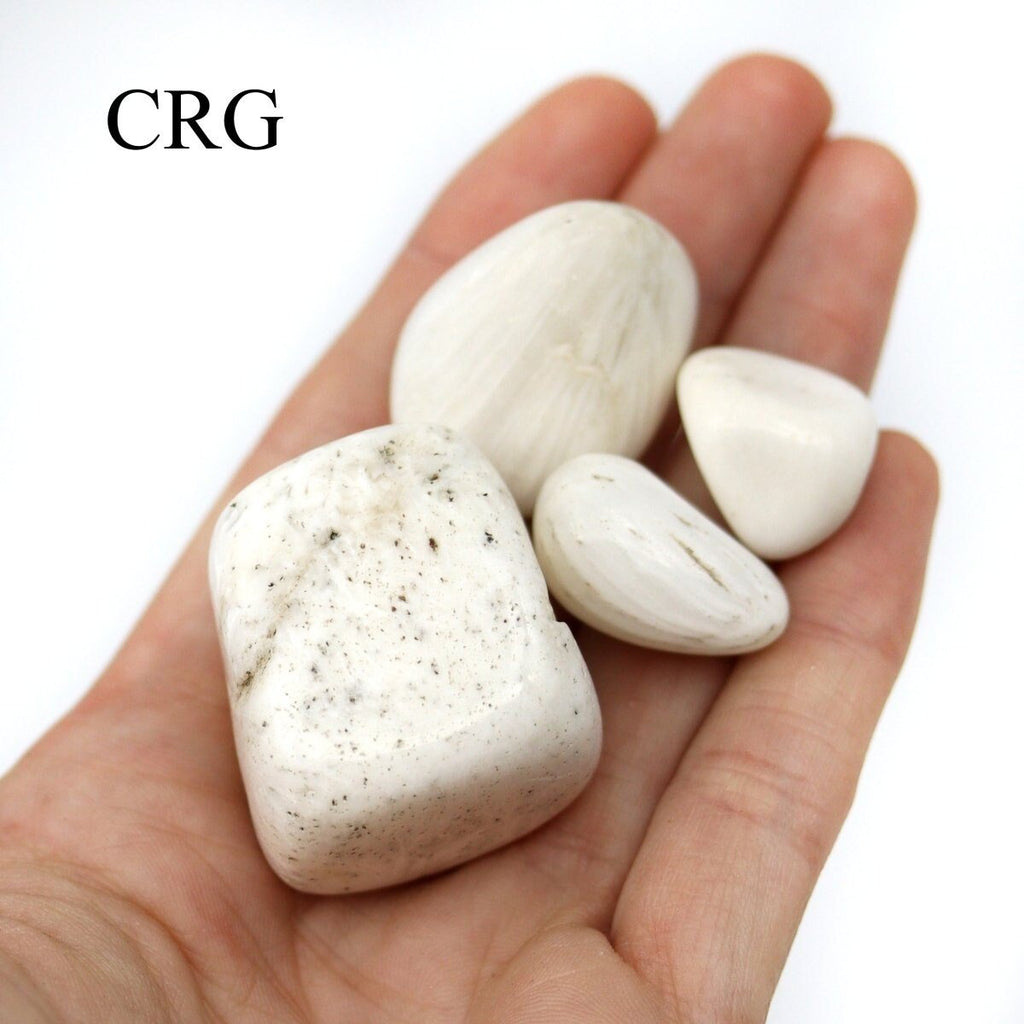 Scolecite Tumbled Pieces (Size 20 to 40 mm) Crystals Minerals Gemstones