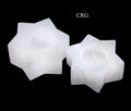 Selenite 6-Point Star Candleholder 3 Inches (1 Piece)