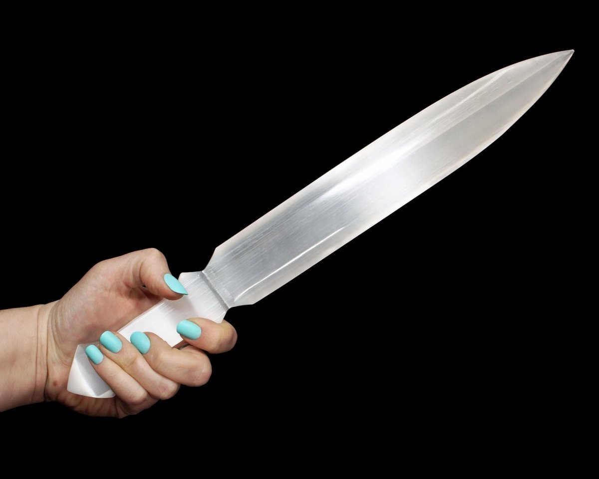 Selenite Sword (1 Piece) Size 15 to 16 Inches