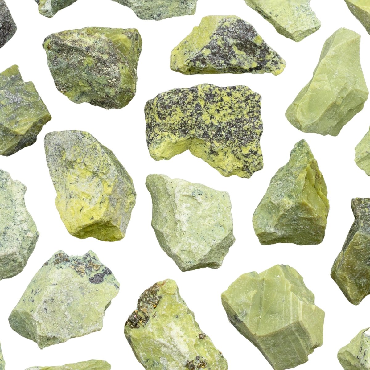 Serpentine Rough Pieces (Size 1 to 2 Inches) Wholesale Raw Crystals Minerals Gemstones