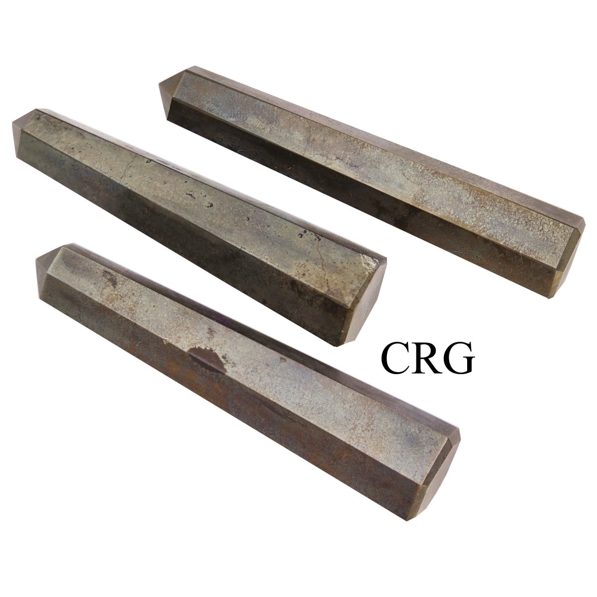 SET OF 2 - Pyrite Gemstone Obelisk Point / 2-3" avg