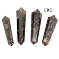 SET OF 4 - Garnet Mini Double Terminated Points / 1" AVG
