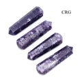 SET OF 4 - Lepidolite Wand with Smooth Round End / 2" AVG