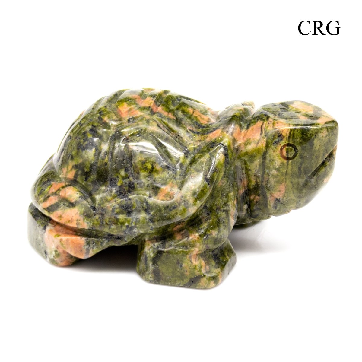 SET OF 8 - Assorted Gemstone Turtles / 50mm AVG