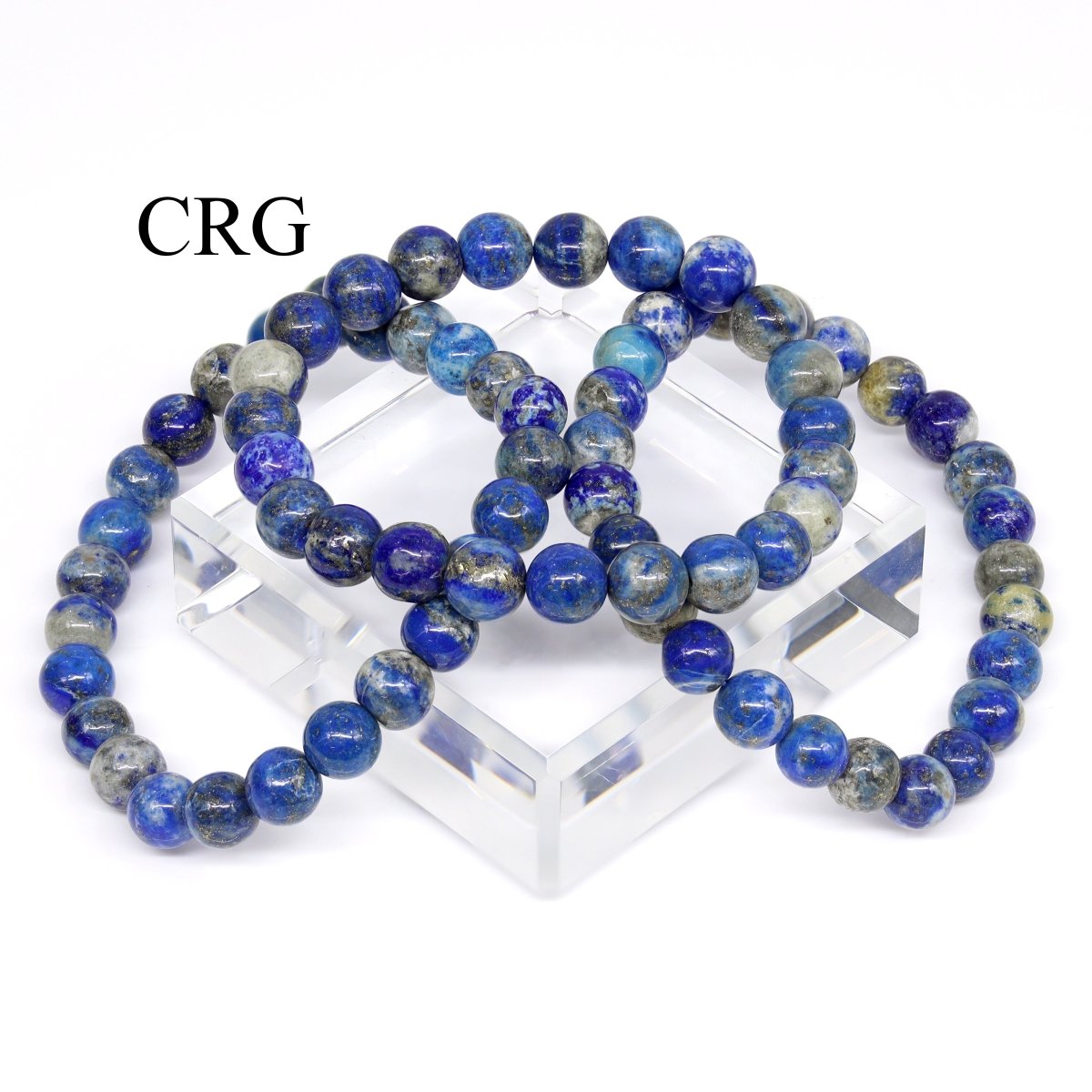 Sodalite Round Bead Stretch Bracelet (8 mm) (1 Piece)