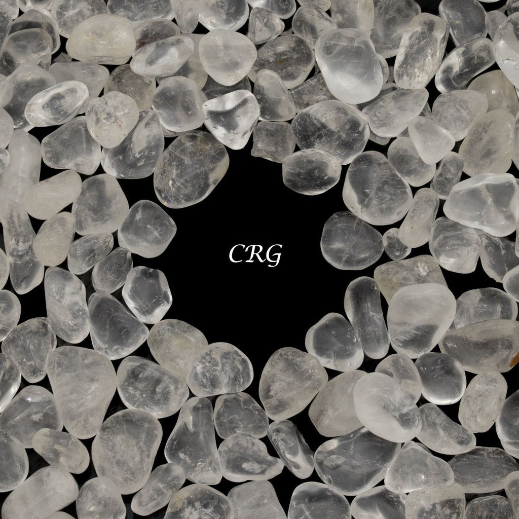 Tumbled Clear Quartz Chips - 1 KILO LOT