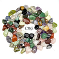 Tumbled Small A88 Gemstone Mix / 0.5" AVG - 1 LB. LOT