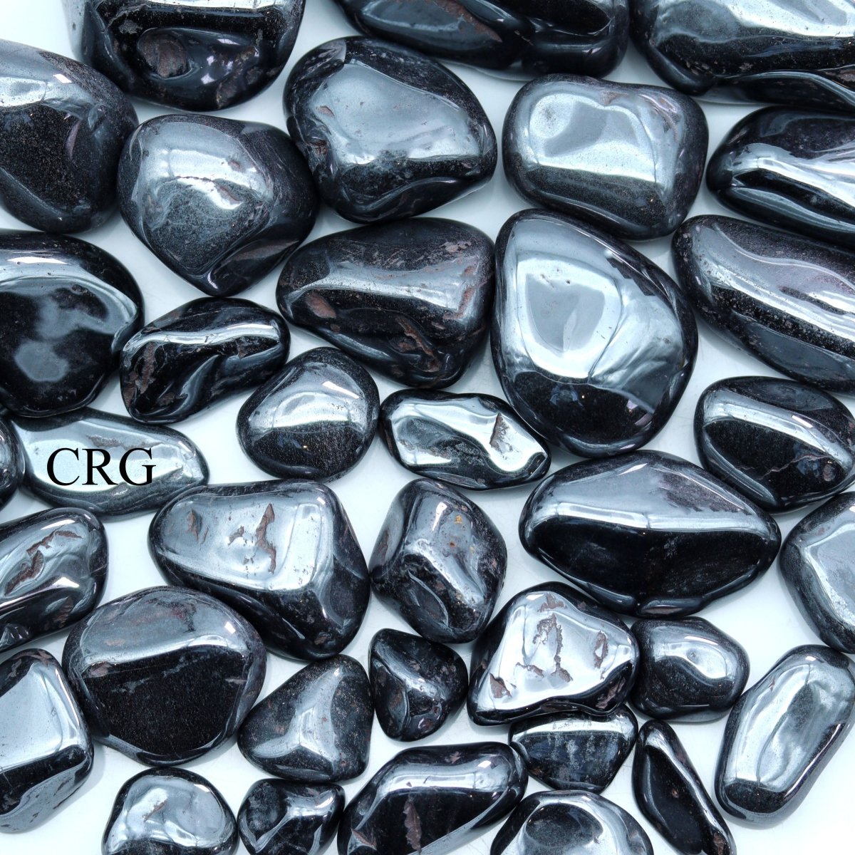 Tumbled Hematite / 20-60mm AVG - 1 LB. LOT