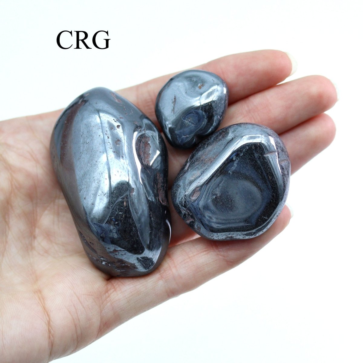 Tumbled Hematite / 20-60mm AVG - 1 LB. LOT