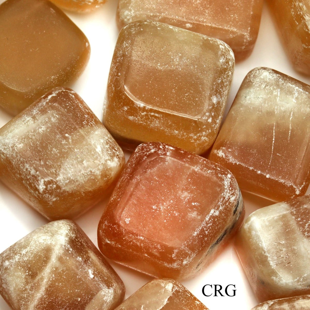 Tumbled Honey Calcite - 8 oz