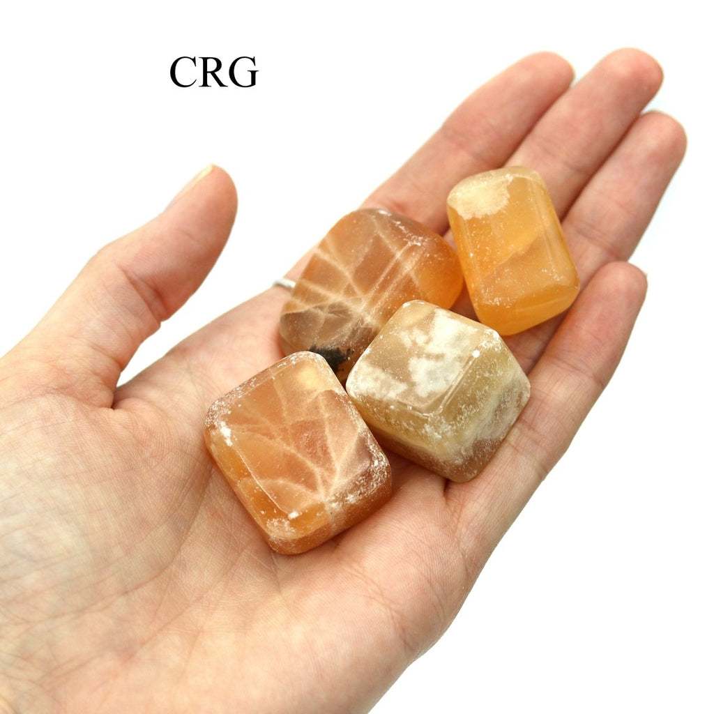 Tumbled Honey Calcite - 8 oz