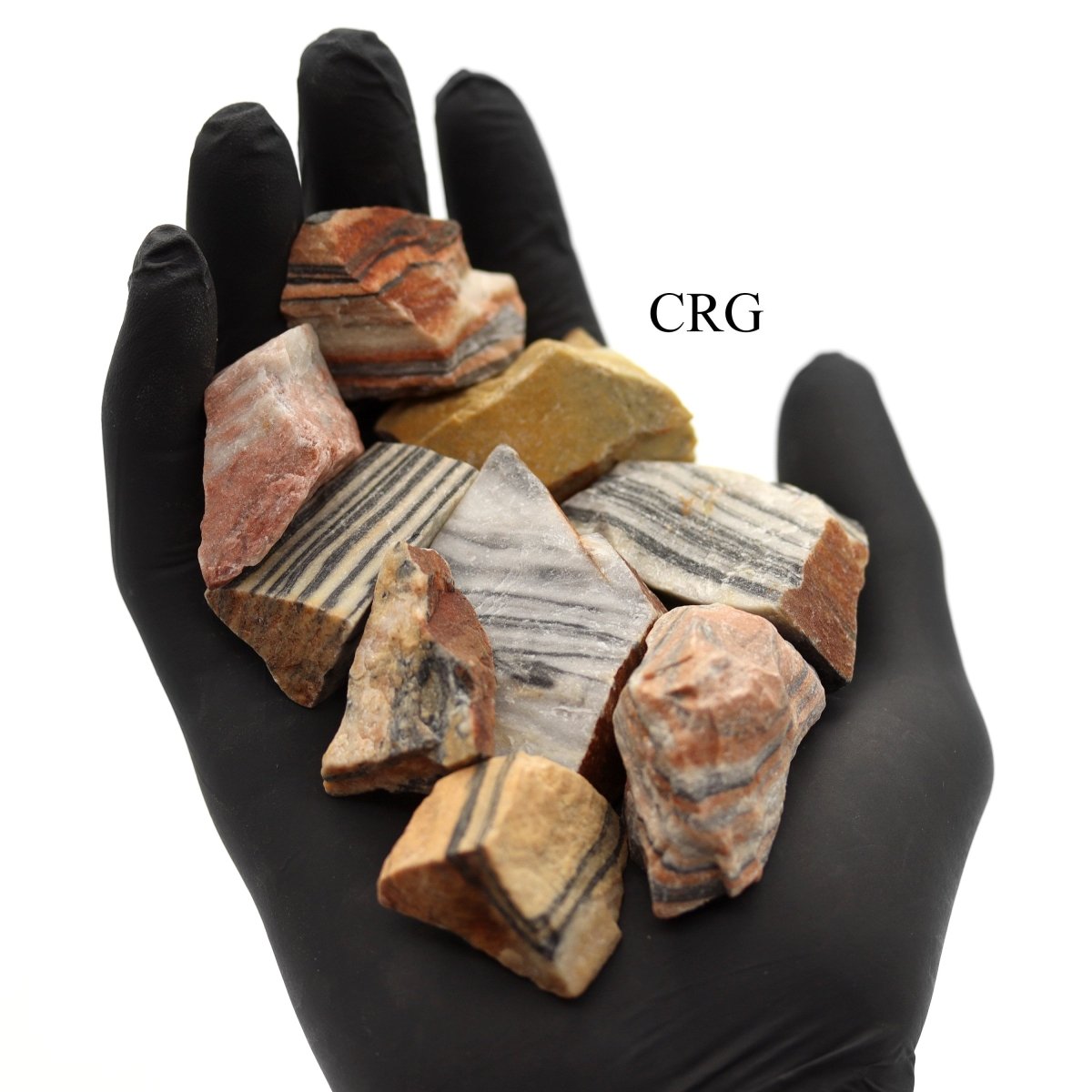 Zebra Jasper Rough (Size 1 to 2 Inches) Bulk Wholesale Raw Crystals Minerals Gemstones